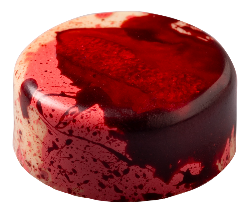 gepofte paprika · vanille · aardbei